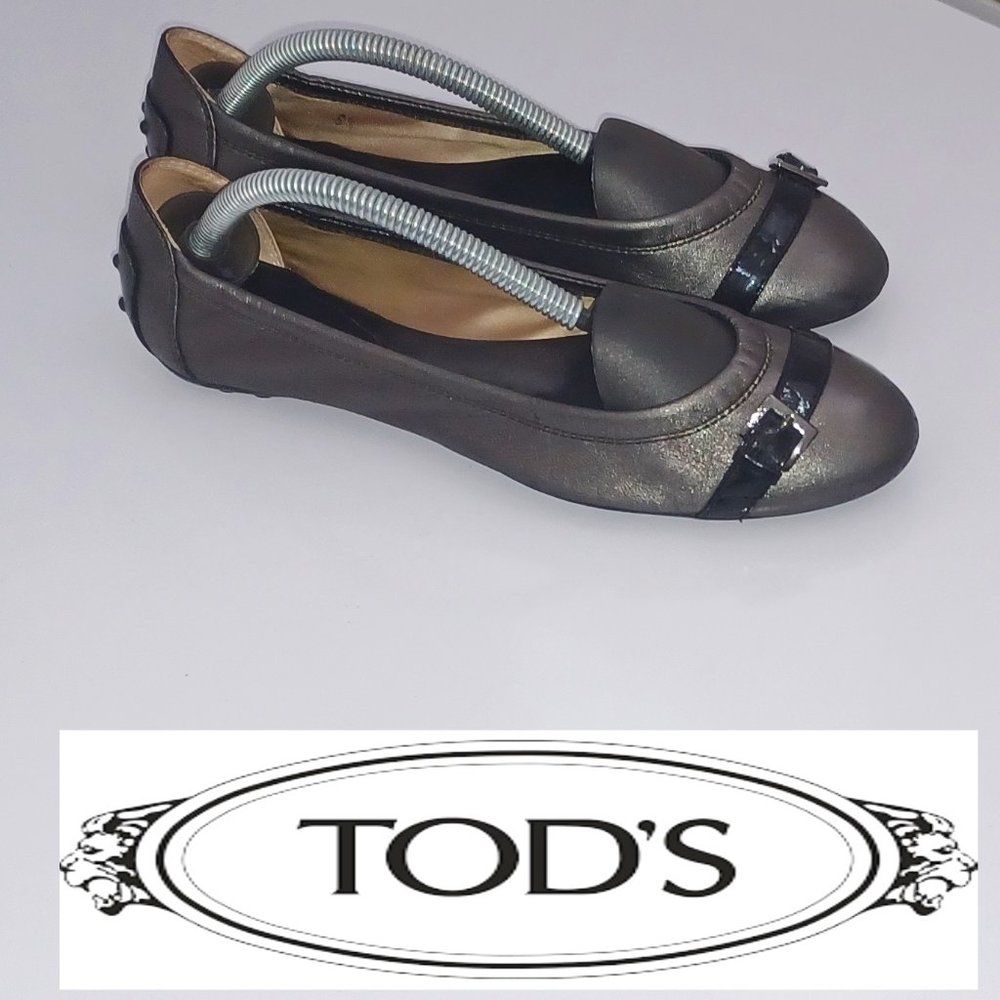 Tod's Leather Ballerina Flats